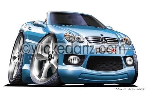 Mercedes SL Blue DK (Items from £9.50)