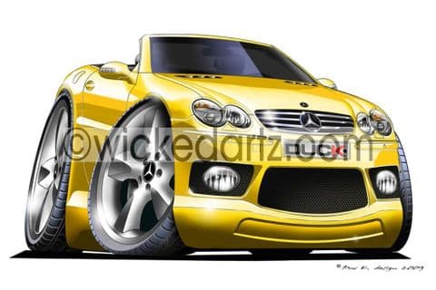 Mercedes SL Yellow DK (Items from £9.50)