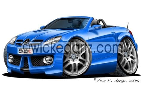 Mercedes SLK Blue DK (Items from £9.50)
