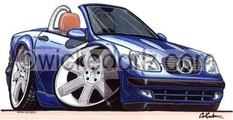Mercedes SLK Blue (Items from £9.50)