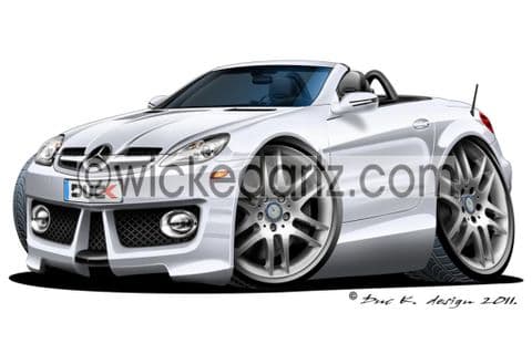 Mercedes SLK White DK (Items from £9.50)