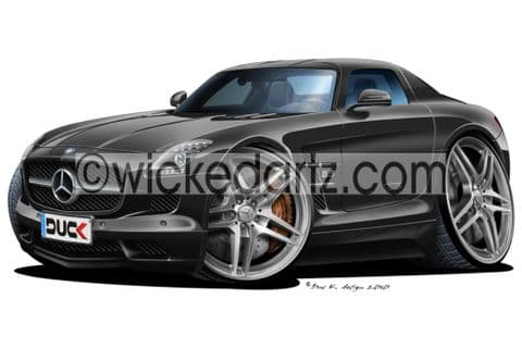 Mercedes SLS AMG Black DK (Items from £9.50)