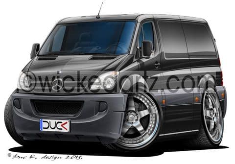 Mercedes Sprinter Van Black DK (Items from £9.50)