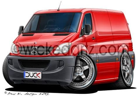Mercedes Sprinter Van Red DK (Items from £9.50)