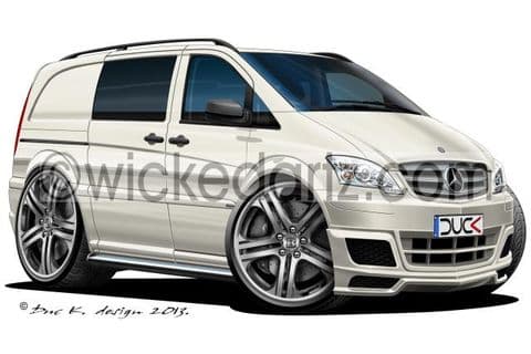 Mercedes Vito Sport Van White DK (Items from £9.50)