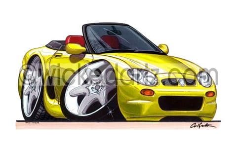 MG MGF Yellow (Items from £9.50)