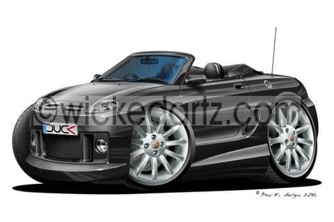 MG TF Sportscar Black DK (Items from £9.50)