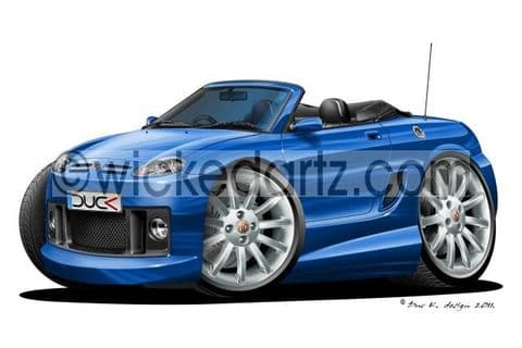 MG TF Sportscar Blue DK (Items from £9.50)