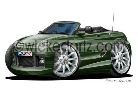 MG TF Sportscar Green DK (Items from £9.50)