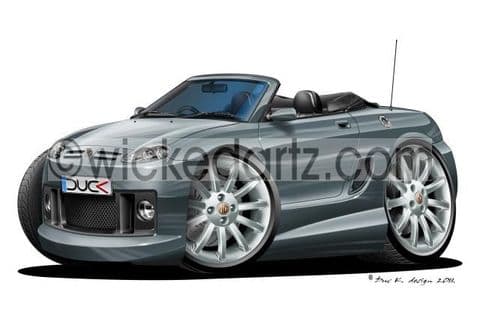 MG TF Sportscar Grey DK (Items from £9.50)