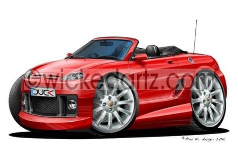 MG TF Sportscar Red DK (Items from £9.50)