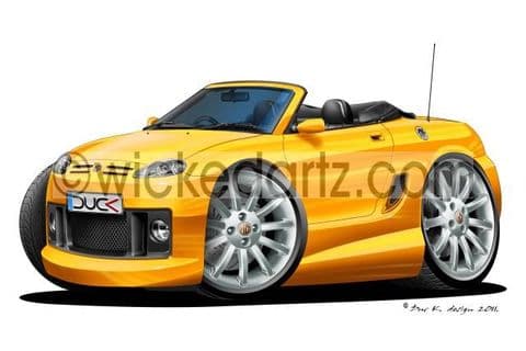 MG TF Sportscar Yellow DK (Items from £9.50)