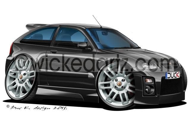 MG ZR 'facelift version' Black DK (Items from £9.50)