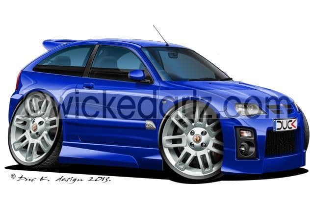MG ZR 'facelift version' Blue DK (Items from £9.50)