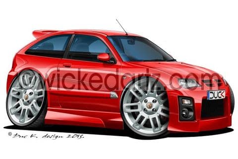 MG ZR 'facelift version' Red DK (Items from £9.50)
