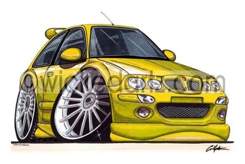 MG ZR Yellow (Items from £9.50)