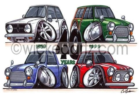 Mini 40 Years Tribute (Items from £9.50)