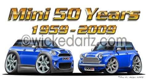 Mini 50 Years Blue DK (Items from £9.50)