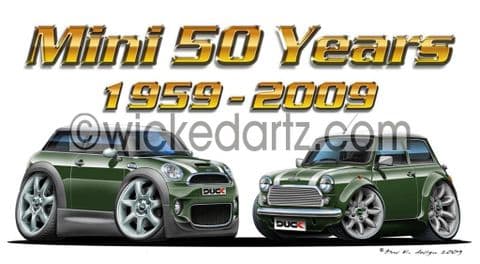 Mini 50 Years Green DK (Items from £9.50)
