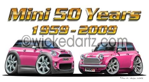 Mini 50 Years Pink DK (Items from £9.50)