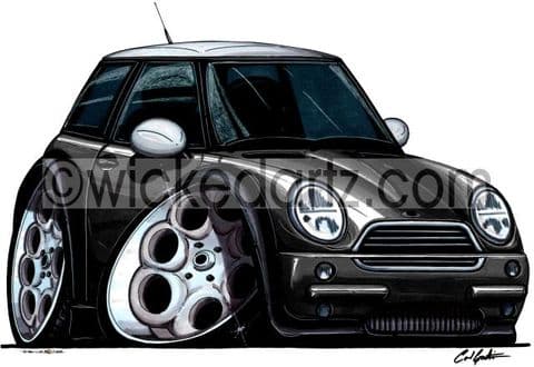 Mini BMW Black with white roof (Items from £9.50)