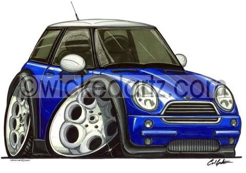 Mini BMW Blue with white roof (Items from £9.50)