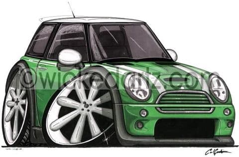 Mini BMW Cooper S Green (Items from £9.50)