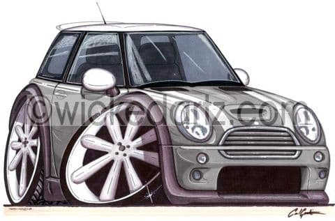 Mini BMW Cooper S Gunmetal Silver Grey (Items from £9.50)