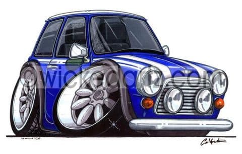 Mini Classic Cooper Blue (Items from £9.50)