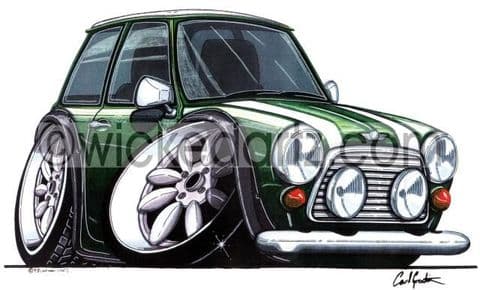 Mini Classic Cooper Green (Items from £9.50)