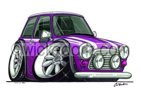 Mini Classic Cooper Purple (Items from £9.50)