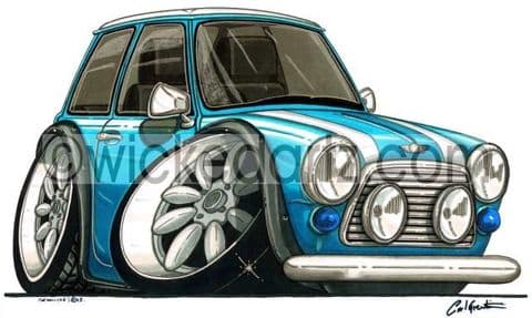 Mini Classic Cooper Turquoise (Items from £9.50)