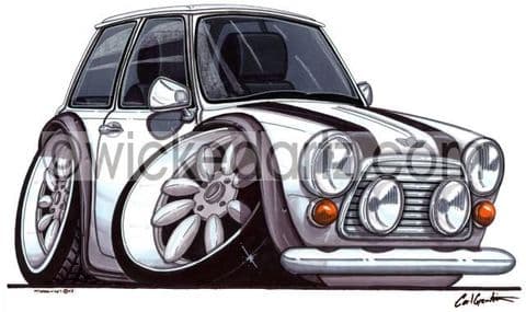 Mini Classic Cooper White (Items from £9.50)