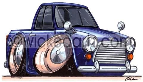 Mini Classic Pick Up Blue (Items from £9.50)