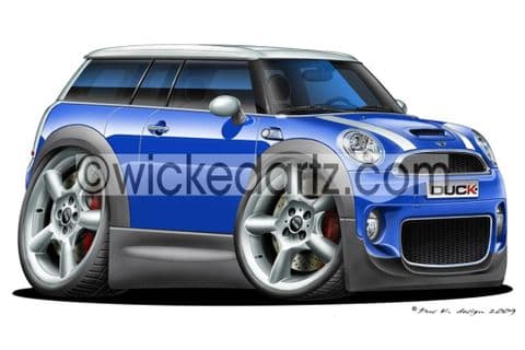 Mini Clubman Blue DK (Items from £9.50)