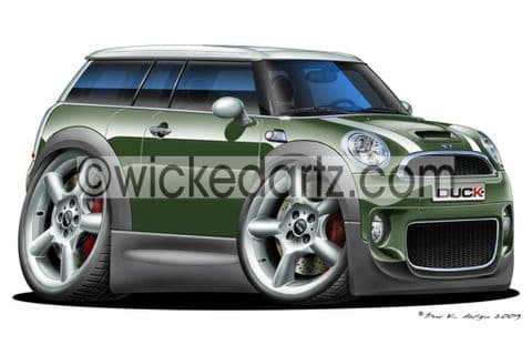 Mini Clubman Green DK (Items from £9.50)