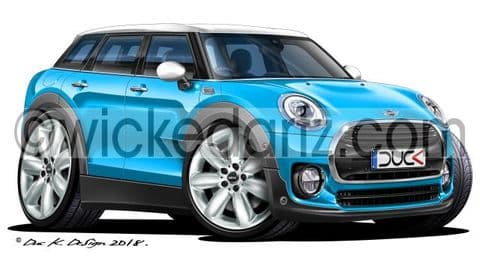 Mini Clubman MK2 2017+ Blue DK (Items from £9.50)