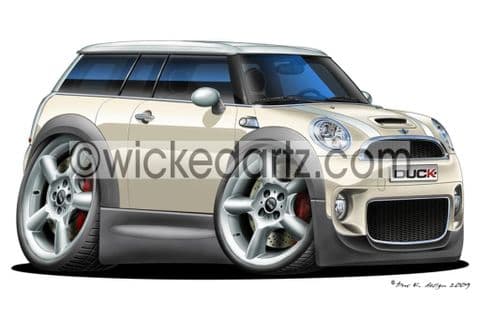 Mini Clubman White DK (Items from £9.50)