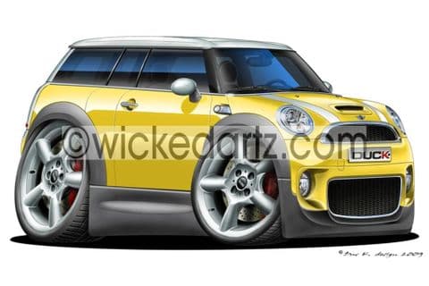Mini Clubman Yellow DK (Items from £9.50)
