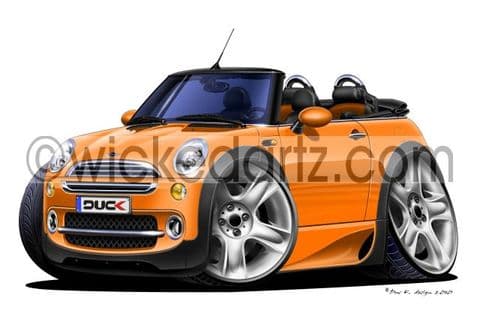 Mini Convertible Orange DK (Items from £9.50)