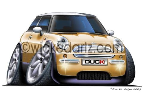 Mini Cooper Gold DK (Items from £9.50)
