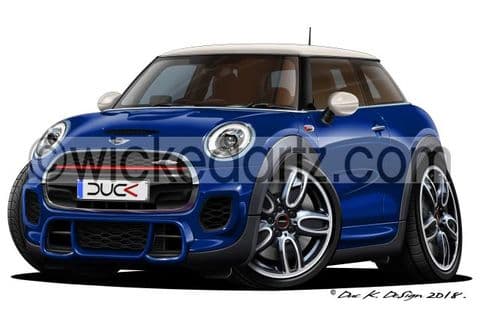 Mini Cooper MK3 John Cooper Works (JCW) Dark Blue DK (Items from £9.50)
