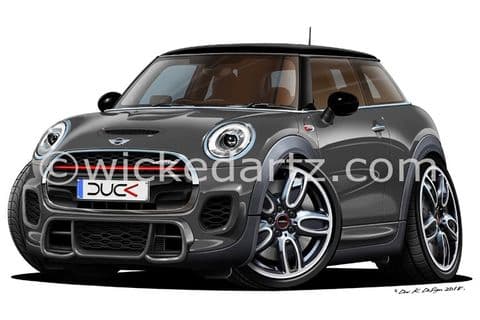 Mini Cooper MK3 John Cooper Works (JCW) Grey/black DK (Items from £9.50)