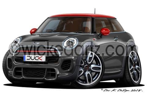 Mini Cooper MK3 John Cooper Works (JCW) Grey/red DK (Items from £9.50)