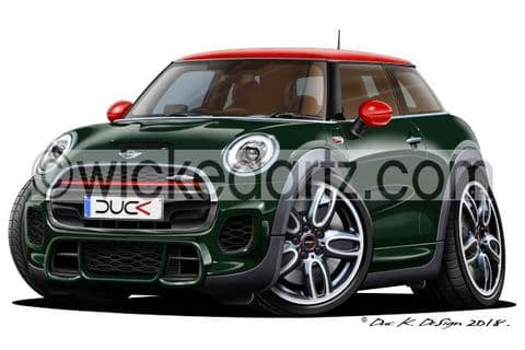 Mini Cooper MK3 John Cooper Works (JCW) Racing Green DK (Items from £9.50)