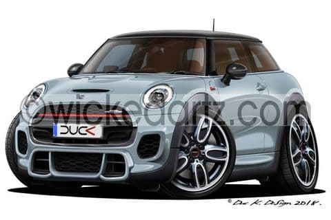 Mini Cooper MK3 John Cooper Works (JCW) Silver DK (Items from £9.50)