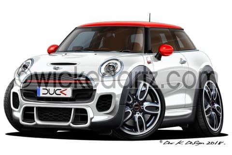 Mini Cooper MK3 John Cooper Works (JCW) White DK (Items from £9.50)
