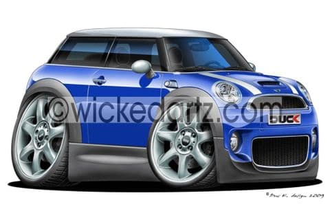 Mini Cooper S Blue DK (Items from £9.50)