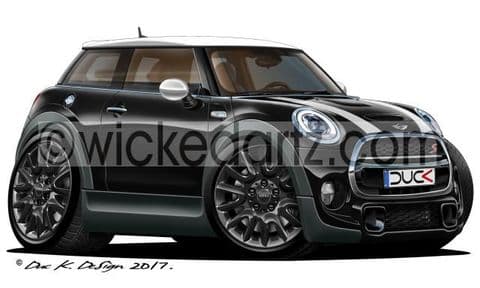 Mini Cooper S MK3 2014+ Black DK (Items from £9.50)