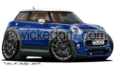 Mini Cooper S MK3 2014+ Dark Blue DK (Items from £9.50)